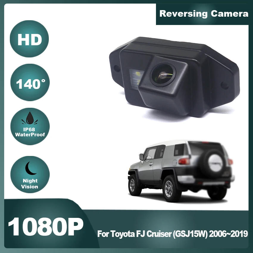 Vehicle Rear View Camera For Toyota FJ Cruiser (GSJ15W) 2006~2013 2014 2015 2016 2017 2018 2019 Car Backup Reversing Monito