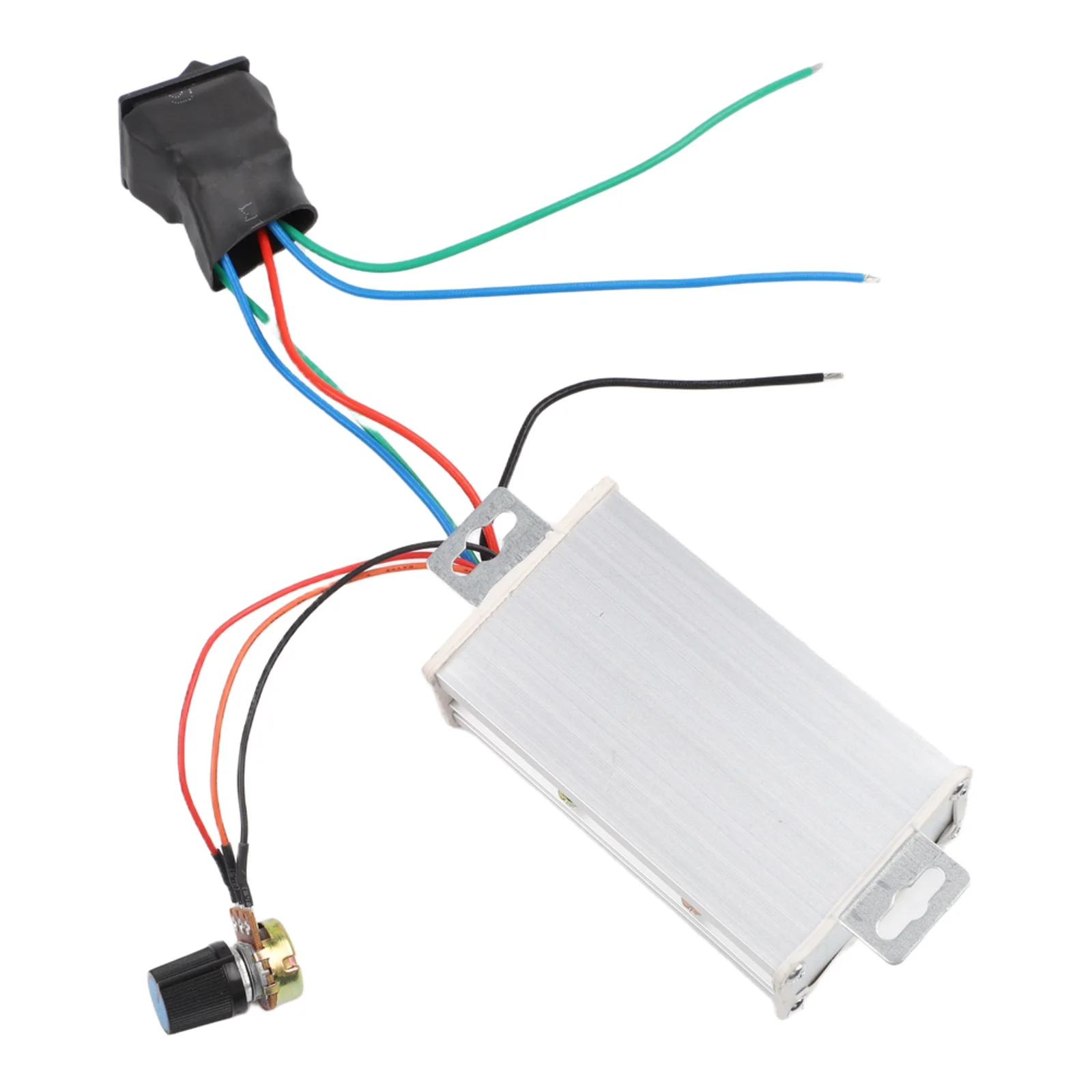 10A 9-60V DC Motor Stepless Variable Governor Brushed Controller Reversible for pwm Control Forward/Reverse Drive Switch
