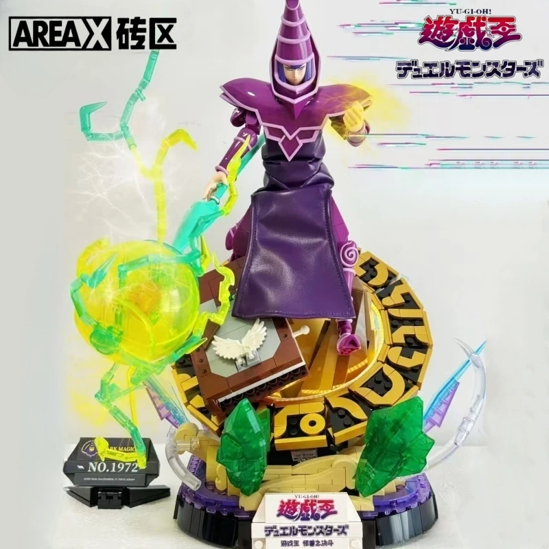 

AREAX Yu-Gi-Oh анимация темный волшебник строительный блок фигурка собранная настольная развивающая игрушка модель орнамент подарок
