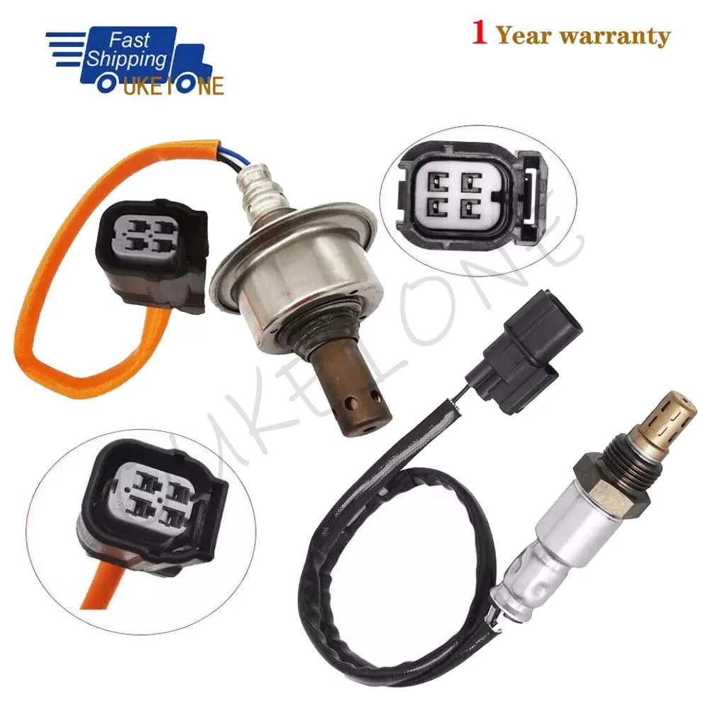 

2Pcs for 2006 2007 2008 2009 2010 2011 Honda Civic 1.8L L4 GAS Oxygen O2 sensor Upstream Downstream 234-9124 234-4350 sensor