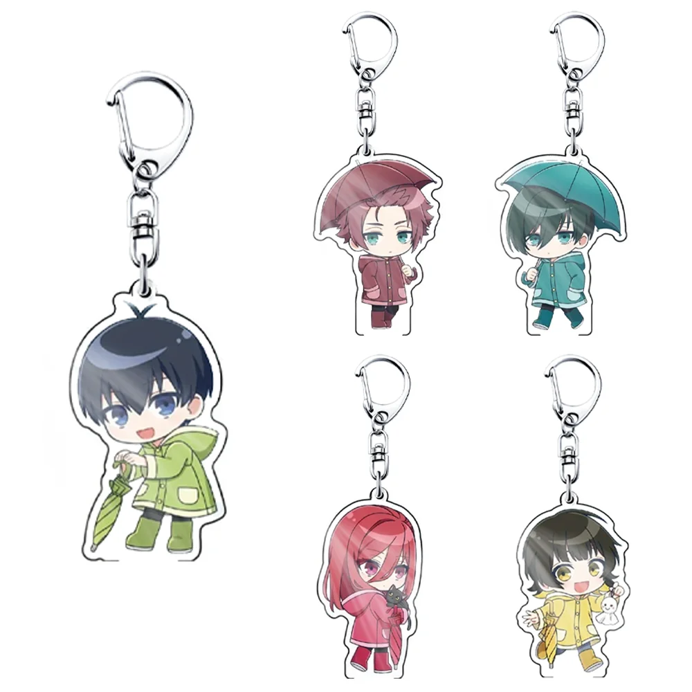 Anime BLUE LOCK Figures Chigiri Hyoma Michael Kaiser Itoshi Rin Acrylic Keychains Cute Bag Decor Pendant Gift Keyrings