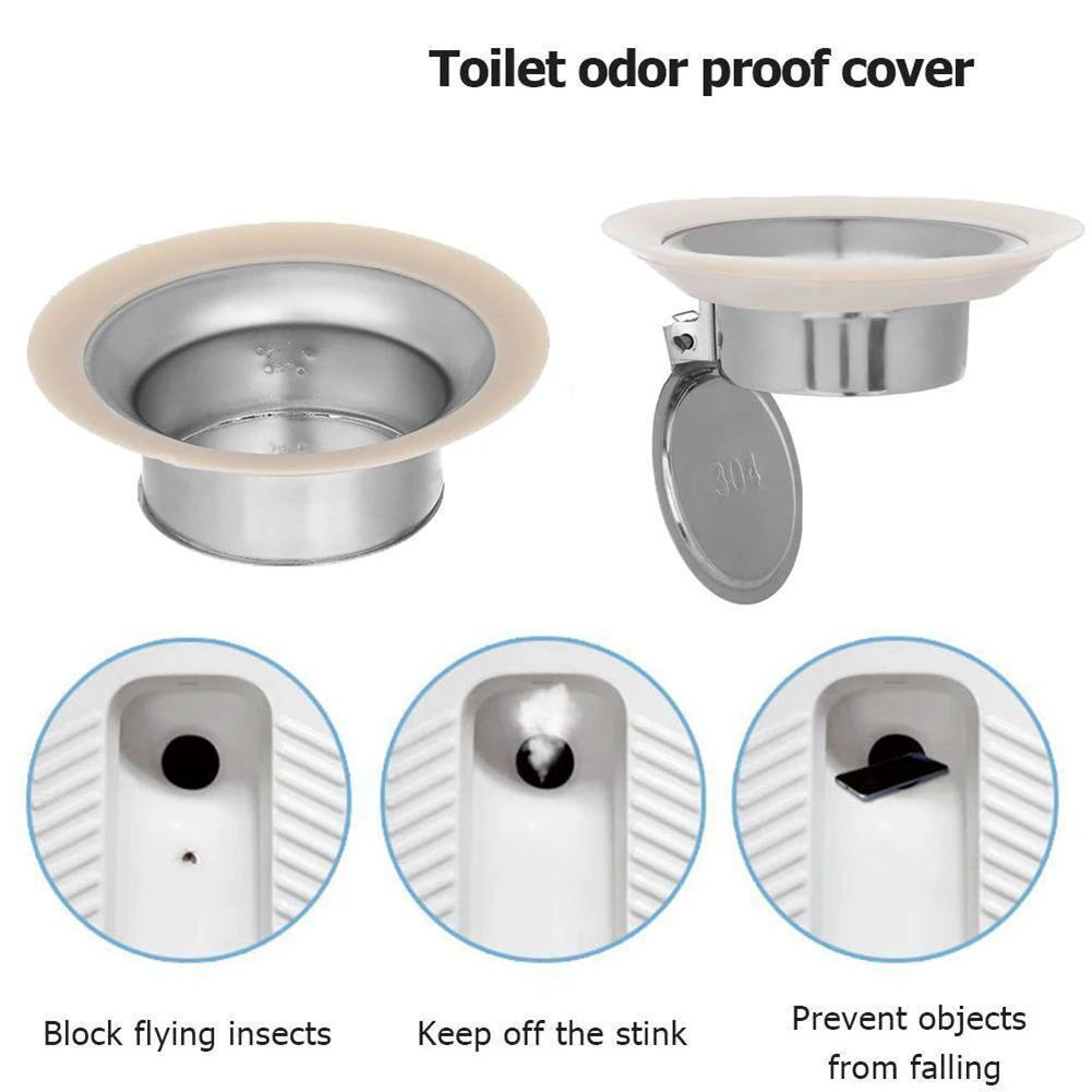 

1 PCS Anti-smell For Squatting Pan For 7-8 Cm/8.5-10.5cm Hole Diameter Fits Squatting Pan, Squat Toilet Bathroom Accessories