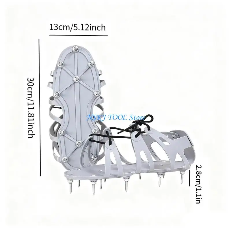 L8RC أحذية مدببة للأحذية الهوائية للحديقة أداة تهوية الفناء والحديقة #6
