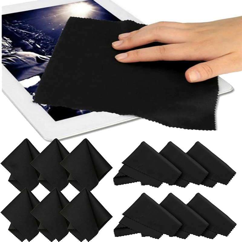 10Pc High Quality Lens Cleaner Cloth Microfiber Glasses Cleaning Cloth for Computer TV Camera Laptop Phone Screen Cleaning Wipes