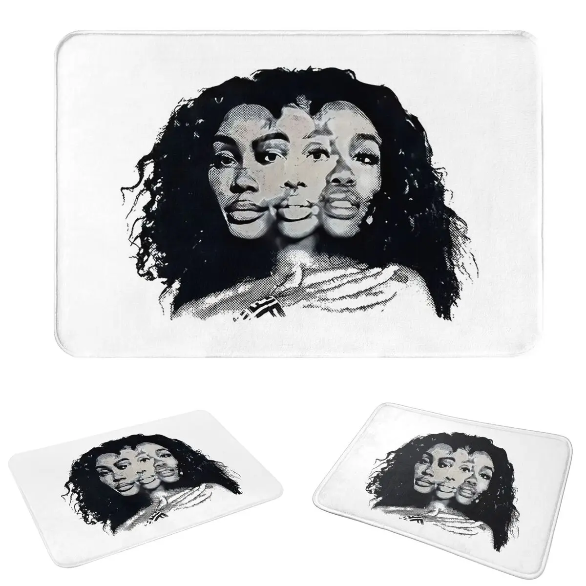 SZA SOS Song Singer Doormat Absorbent Mat Carpet Rug Kitchen Entrance Home Floor Mat for Bedroom Footpad Mats