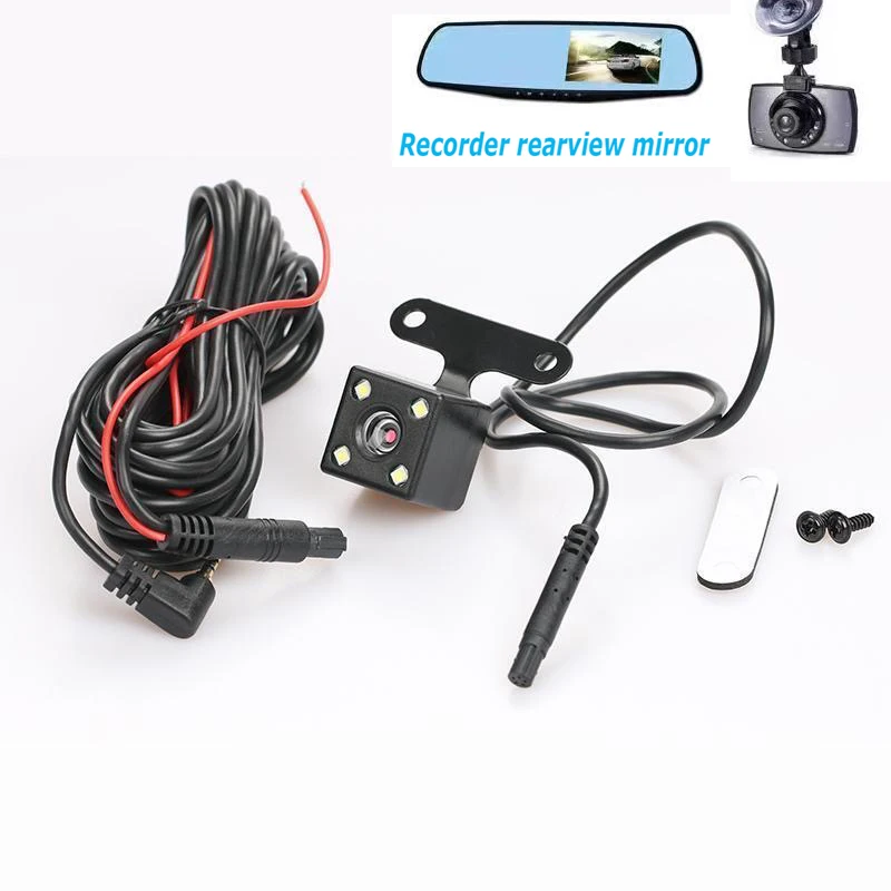HD Night Vision Waterproof Reversing Camera with 4 Full-Color LEDs & 5-Pin Connector