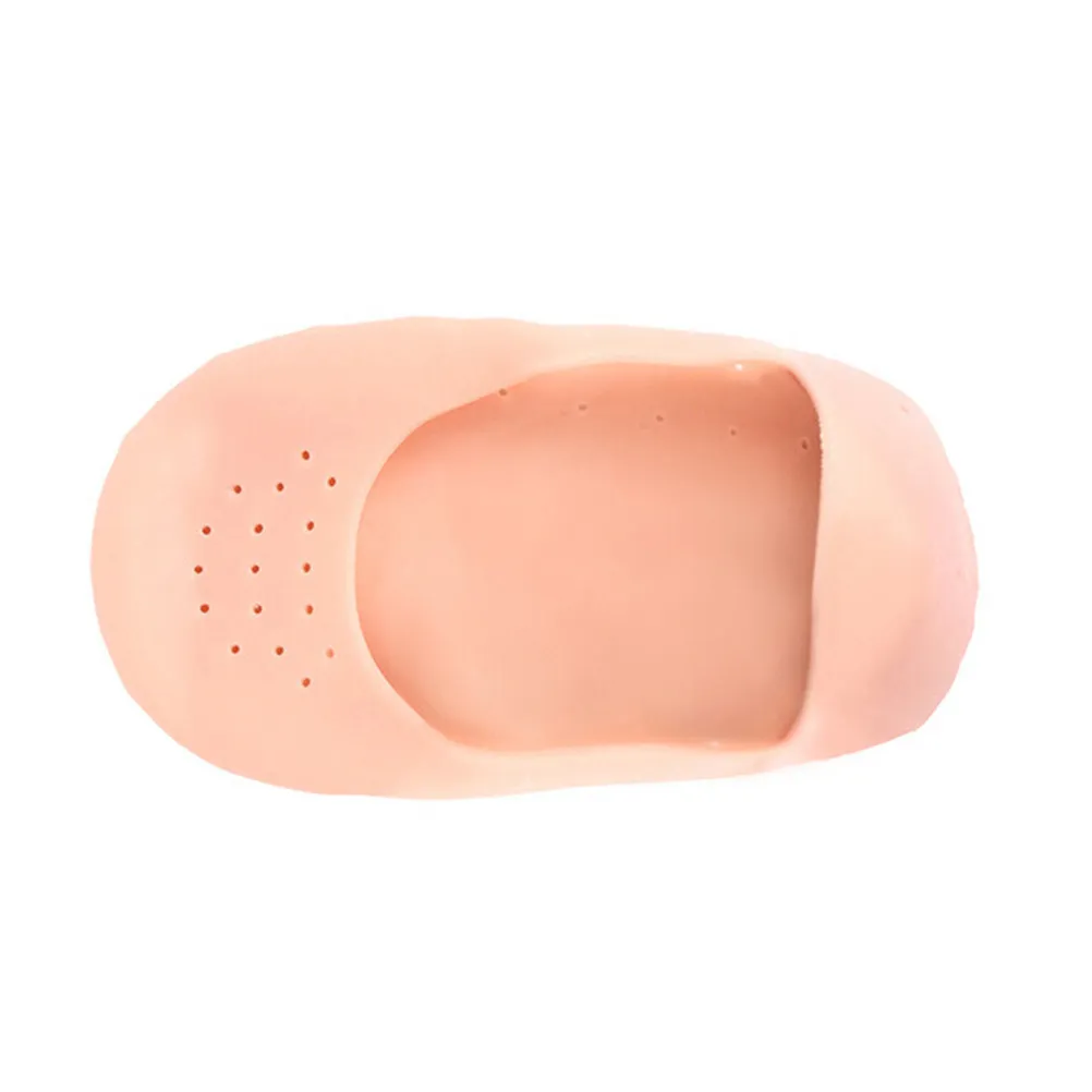 Silicone Sock Foot Pad Pair Reusable Washable Anti Skid Forefoot Cushion Prevent Callus Blister Reduce Friction All Shoe Types