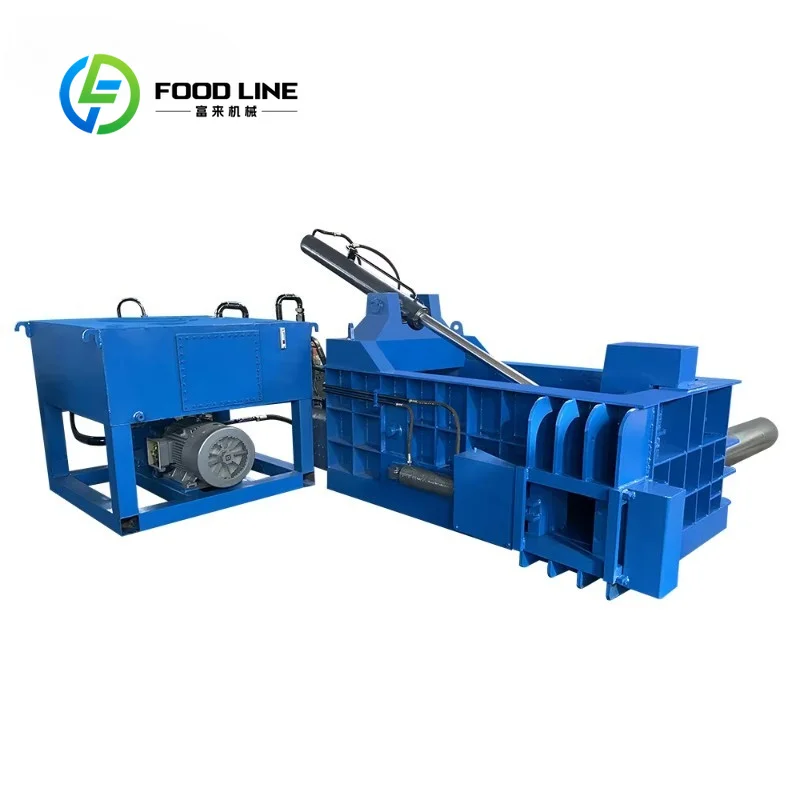 Customize Heavy Duty Horizontal Hydraulic Scrap Metal Compactor Baler, Waste Aluminum Iron Steel Metal Recycling Baling Press