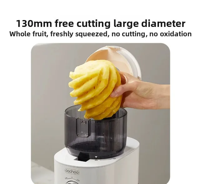 13CM Large Caliber Slow Juicer Multifunctional Screw Fruit Vegetable Juicer for Home Commercial