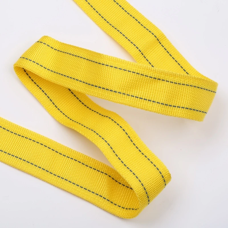Car Towing Pull Rope Strap, Cabo de reboque, Ganchos de aço forjado, Road Recovery, KXRE, 4m