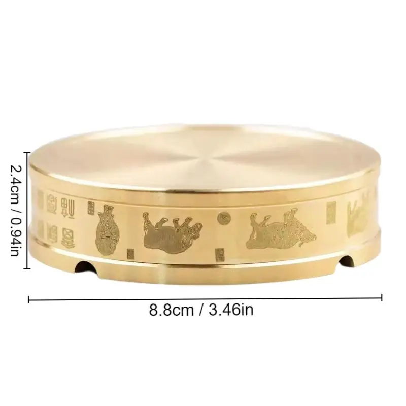 Brass Ashtray Home Office Desk Ornaments Five Cattle Send Blessing Ashtray Home Ornaments Gift Lighter Accessory