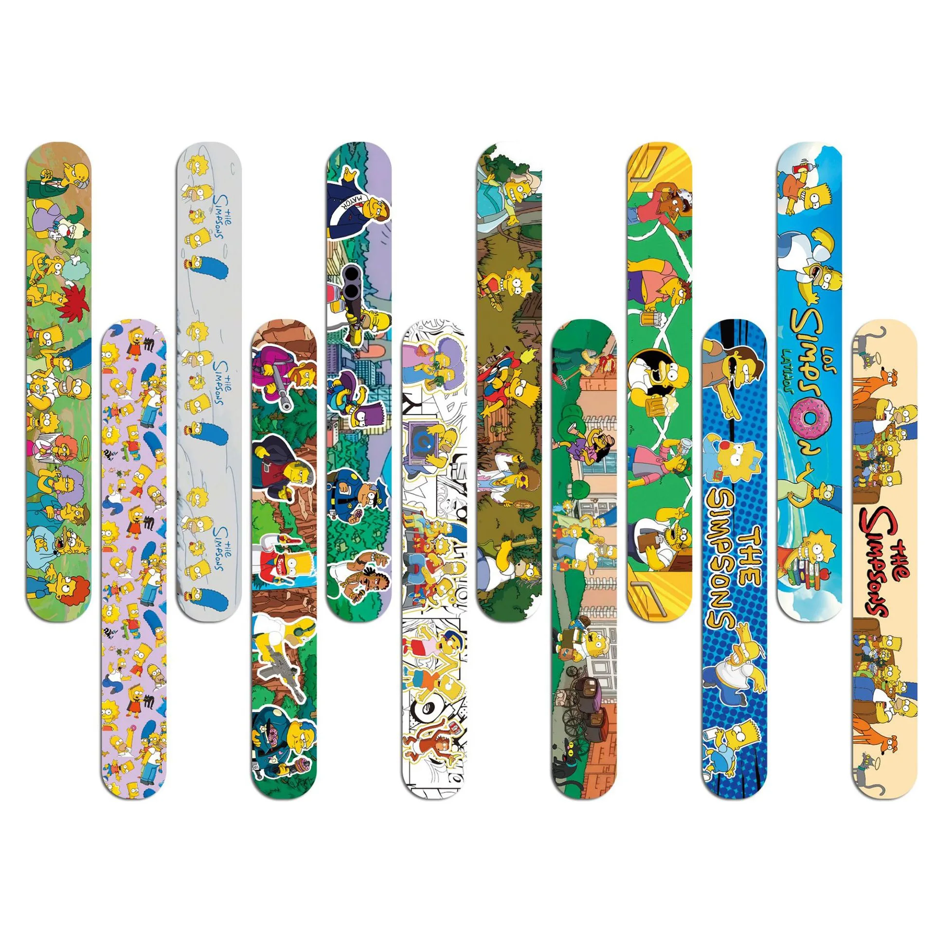 1 Set Simpson-Party-Dekorationsset: Happy Birthday Banner, Kuchenaufsatz, lustige gelbe Familien-Heimfolienballons, Babyparty-Gastgeschenke – Detail 5