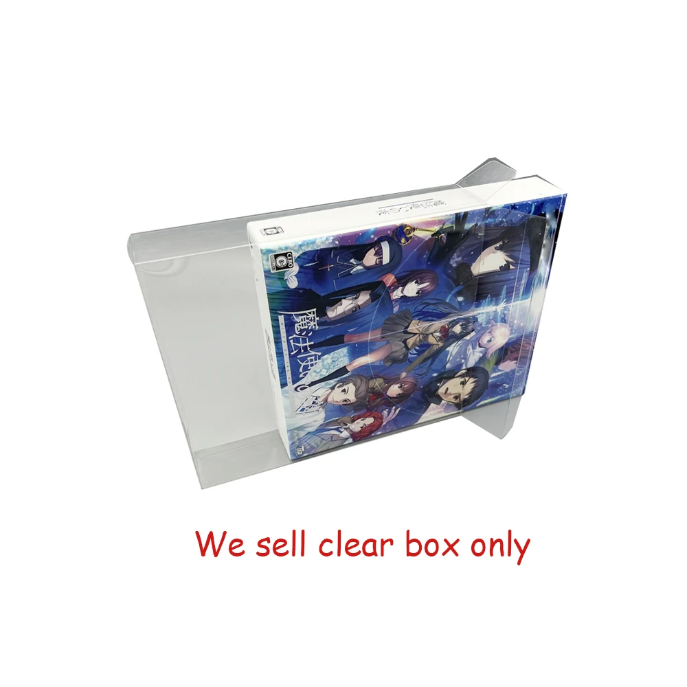 

10 PCS Transparent PET box for Switch NS for PS4 witch on the Holy Night Game colorful box storage cover Clear display box