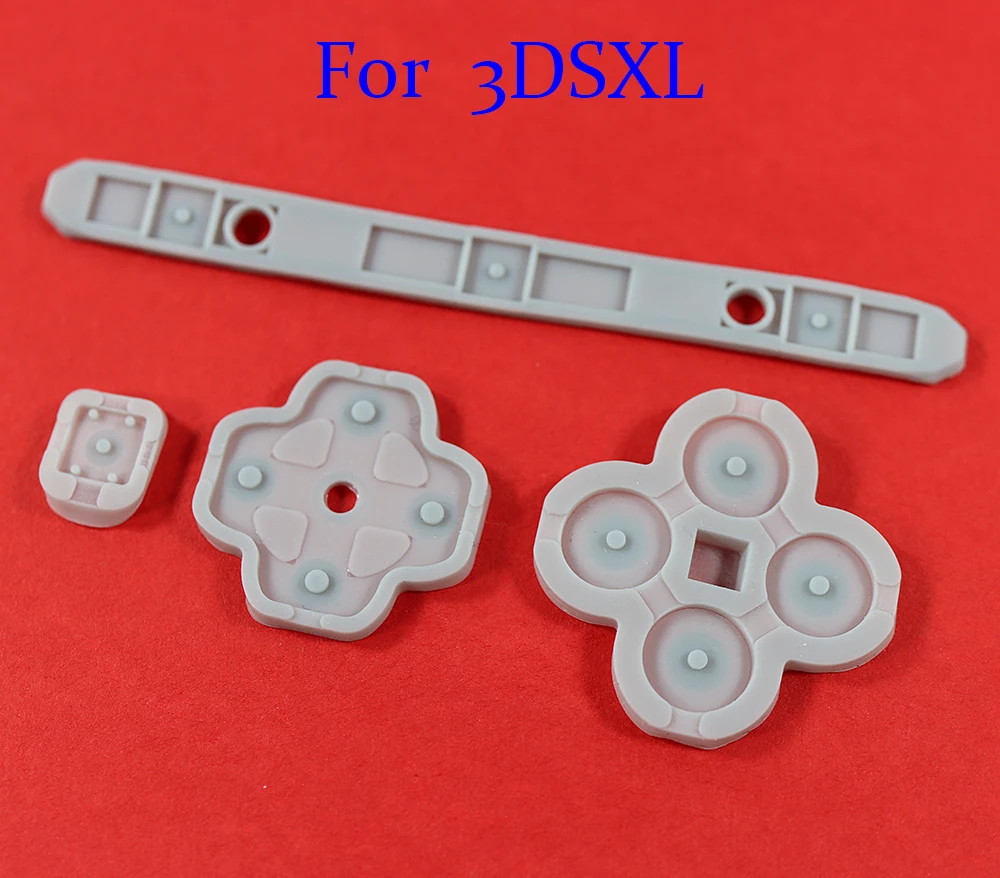 1Set/Lot Conductive Rubber Pad For 3DSXL LL 3DS XL LL Left Right LR L R L/R Left Right L+R Rubber Keypad Conducting Button Pad