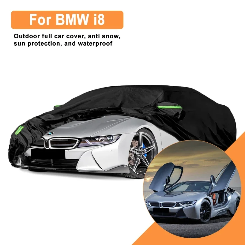 

For BMW i8 Car Full Cover - Outdoor Waterproof Snowproof Sunshade, Winter & Summer All Weather Auto Protection Accessories