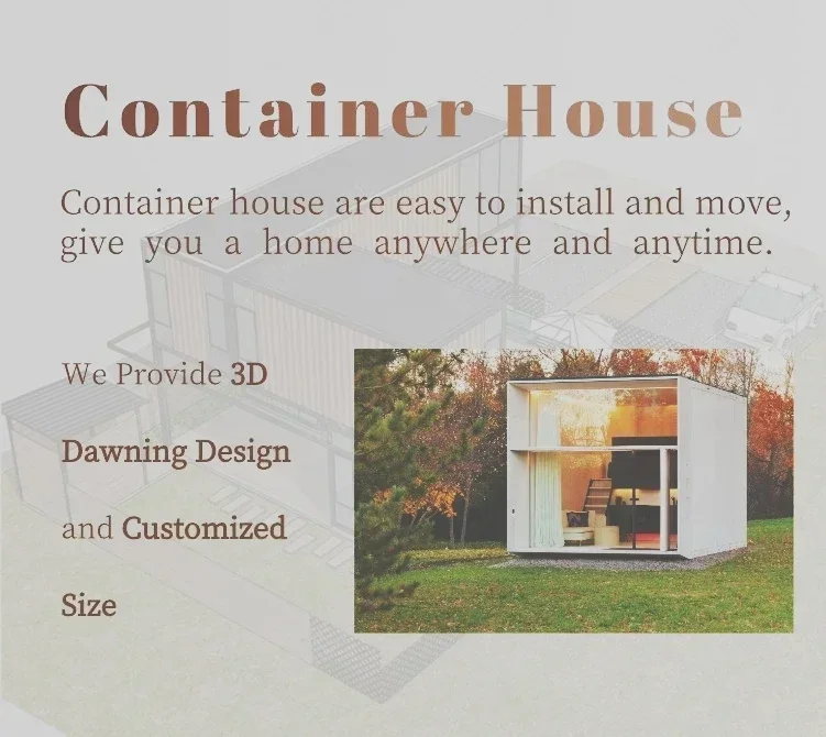 20FT Australia 2 Bedroom Luxury Predfabricated Container House Homes 40ft Expandable Prefabricated Houses