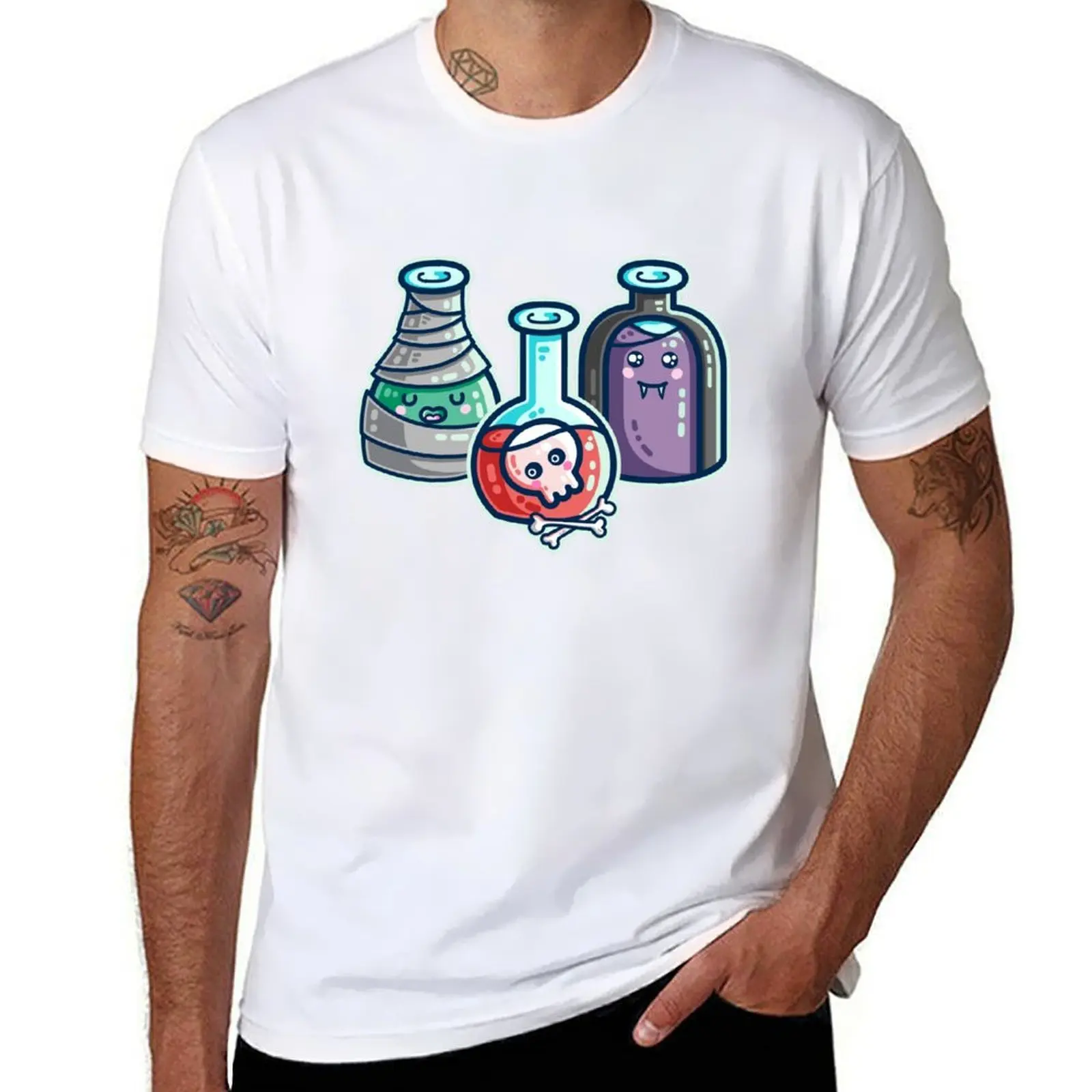 

Halloween Costumes Potion Bottles T-Shirt t shirts designer cotton t shirt man T-Shirt