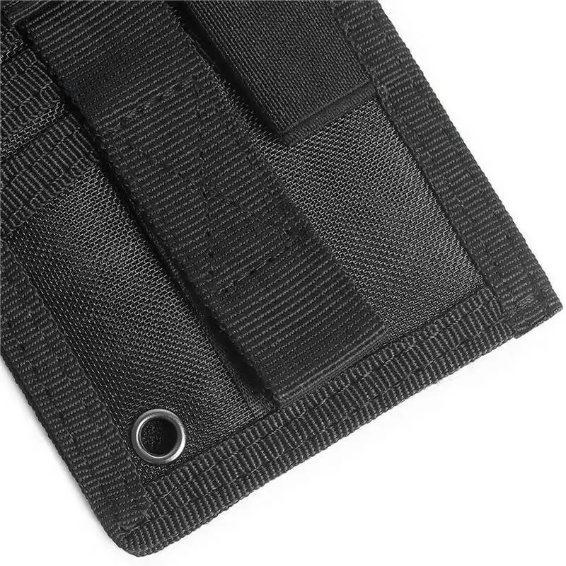 OUIO Tactical ID Card Holder Hook Loop Patch Tour Guide Badge Holders Outdoor Travel Pouch Pen Purse And Nylon Lanyard view 5