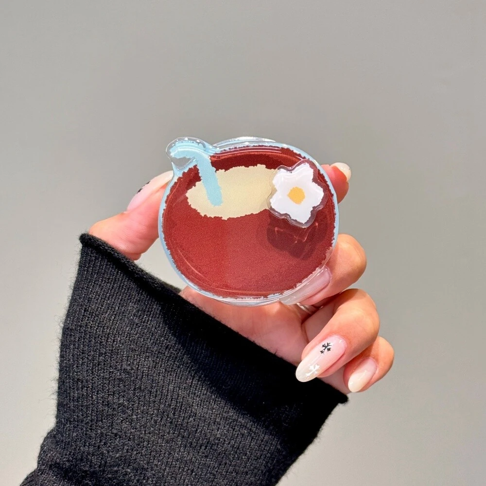 Cartoon Cute Rotate Coconut Supporto magnetico Supporto per telefono Grip Tok per Magsafe iPhone Samsung Supporto espandibile per dito con anello sicuro