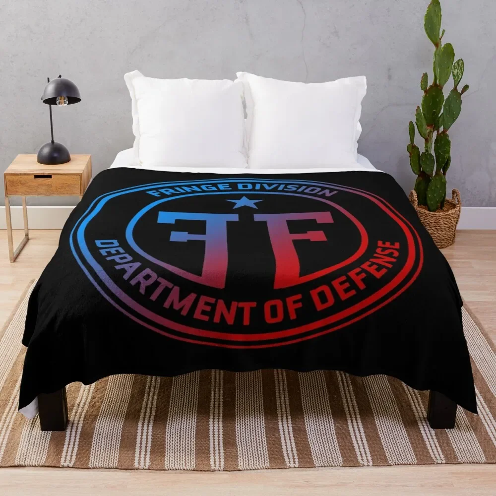 

Fringe Division symbol double universe color Throw Blanket Extra Large Throw For Decorative Sofa Blankets