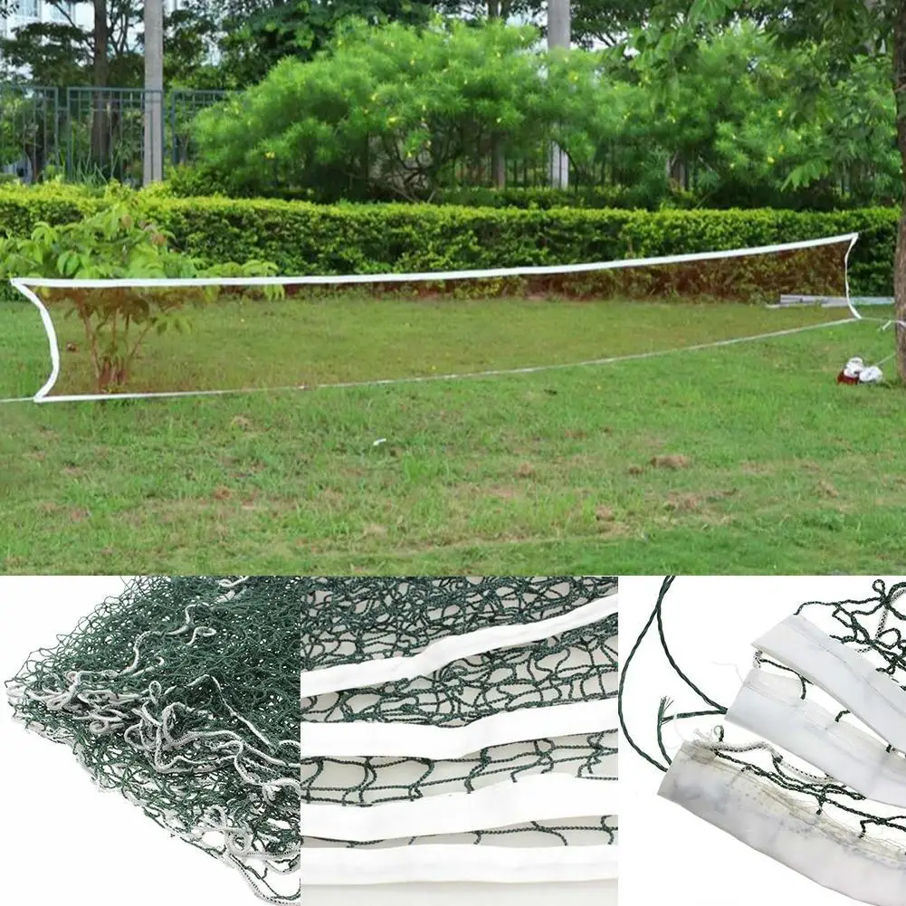 شبكة كرة الريشة القياسية للتدريب الرياضي البسيط والمحمول والقابل للطي، شبكة تنس خارجية، شبكة الريشة