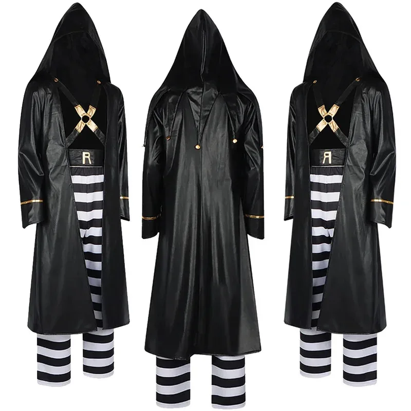 

Risotto Nero Fantasy Belt Suits Anime JoJo Cosplay Bizarre Adventure Costume Disguise Adult Men Roleplay Fantasia Outfitsa;6'x,9