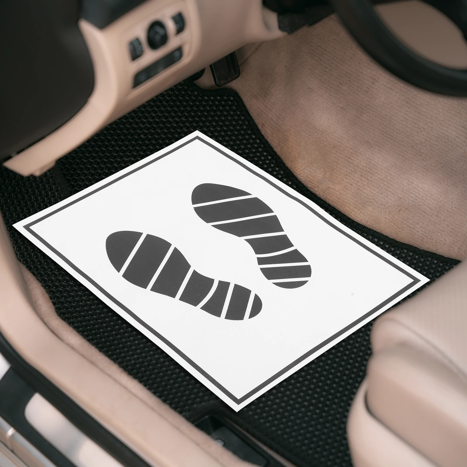 100 Pcs Car Floor Paper Mats Portable Waterproof Large Quantity Disposable Vehicle Foot Pads Protect Dust Spills Storage - Image 2