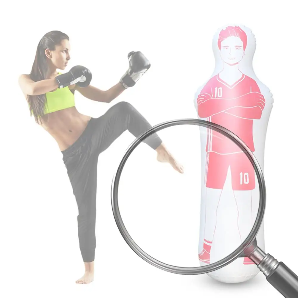 

Надувной манекен-тренажер для отработки ударов, боксерский мешок для дома, для детей и взрослых