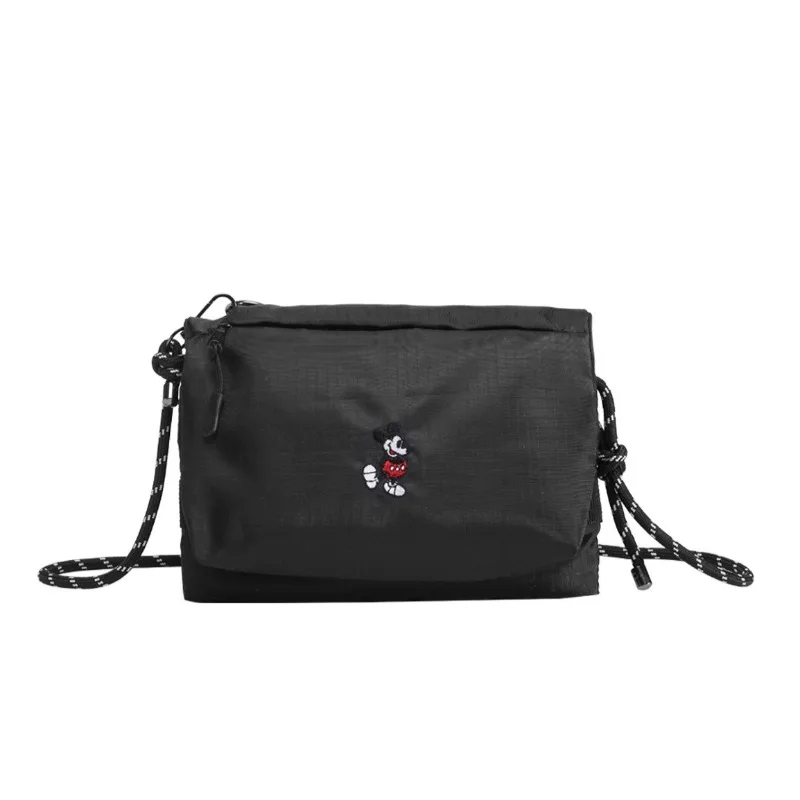 

Disney Mickey Black Crossbody Shoulder Bag Mini Tote Unisex for Women Girls Casual Versatile Travel Fashion Daily Use