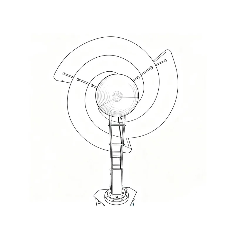 Rose spiral wind turbine, breeze power generation, permanent magnet