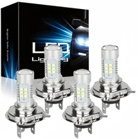 4 Uds H4 9003 Kit de conversión de bombilla de faro LED súper blanco luz antiniebla Plug/Play