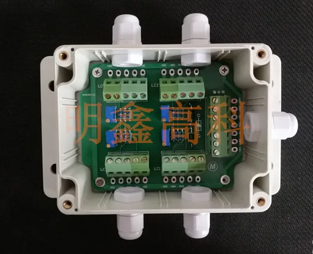 Junction Box / Weighbridge Junction Box / Load Cell 4 in 1 Out 5 Wires 100 Tons Electronic Weighbridge Box