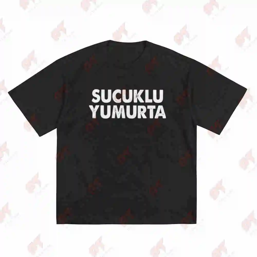 Turkish Quote Sucuklu Yumurtali Short Sleeve Tee 100% Cotton T-Shirt
