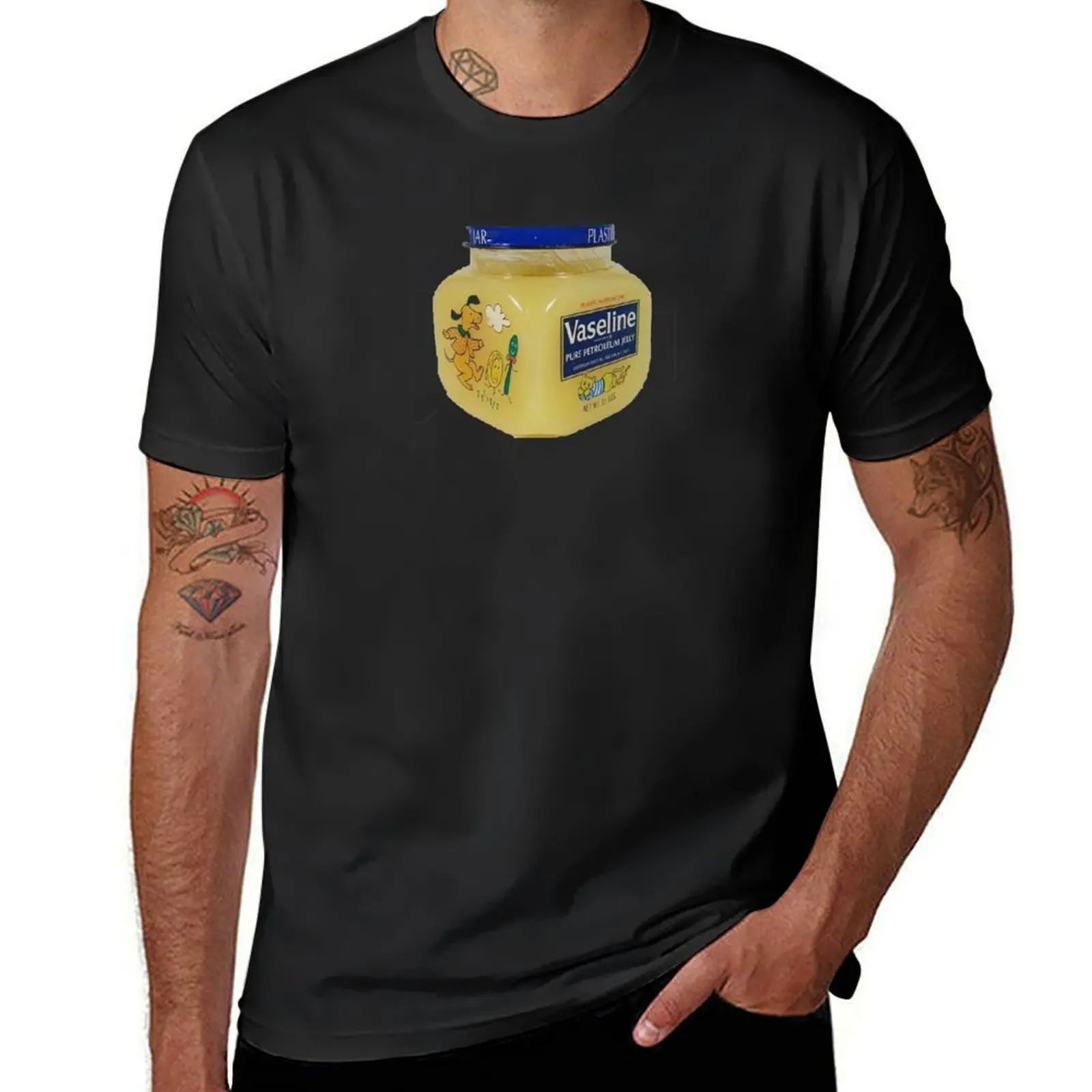 Tub of Vaseline T-Shirt animal prinfor boys tops anime Blouse heavy weight t shirts for men
