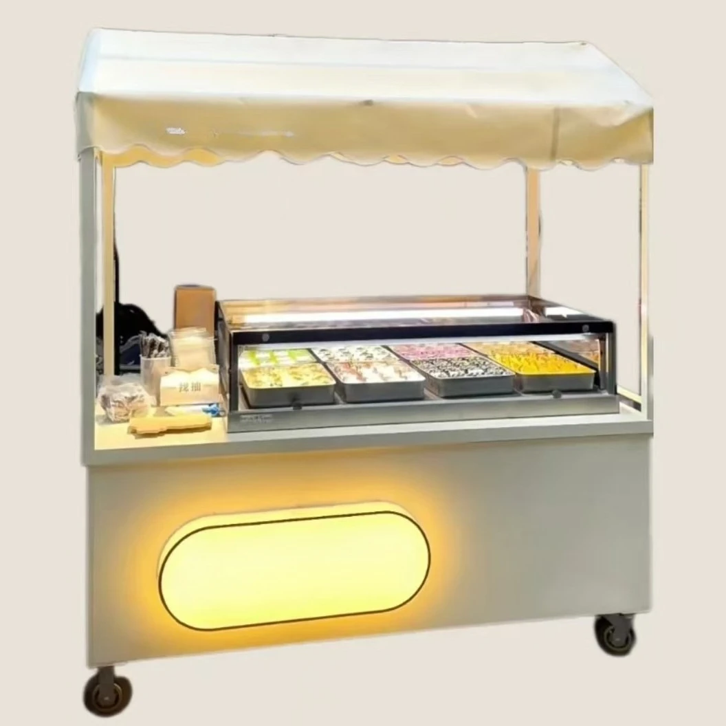 Customizable Cake Stall Car Display Cabinet Shopping Mall Display Promotional Car Outdoor