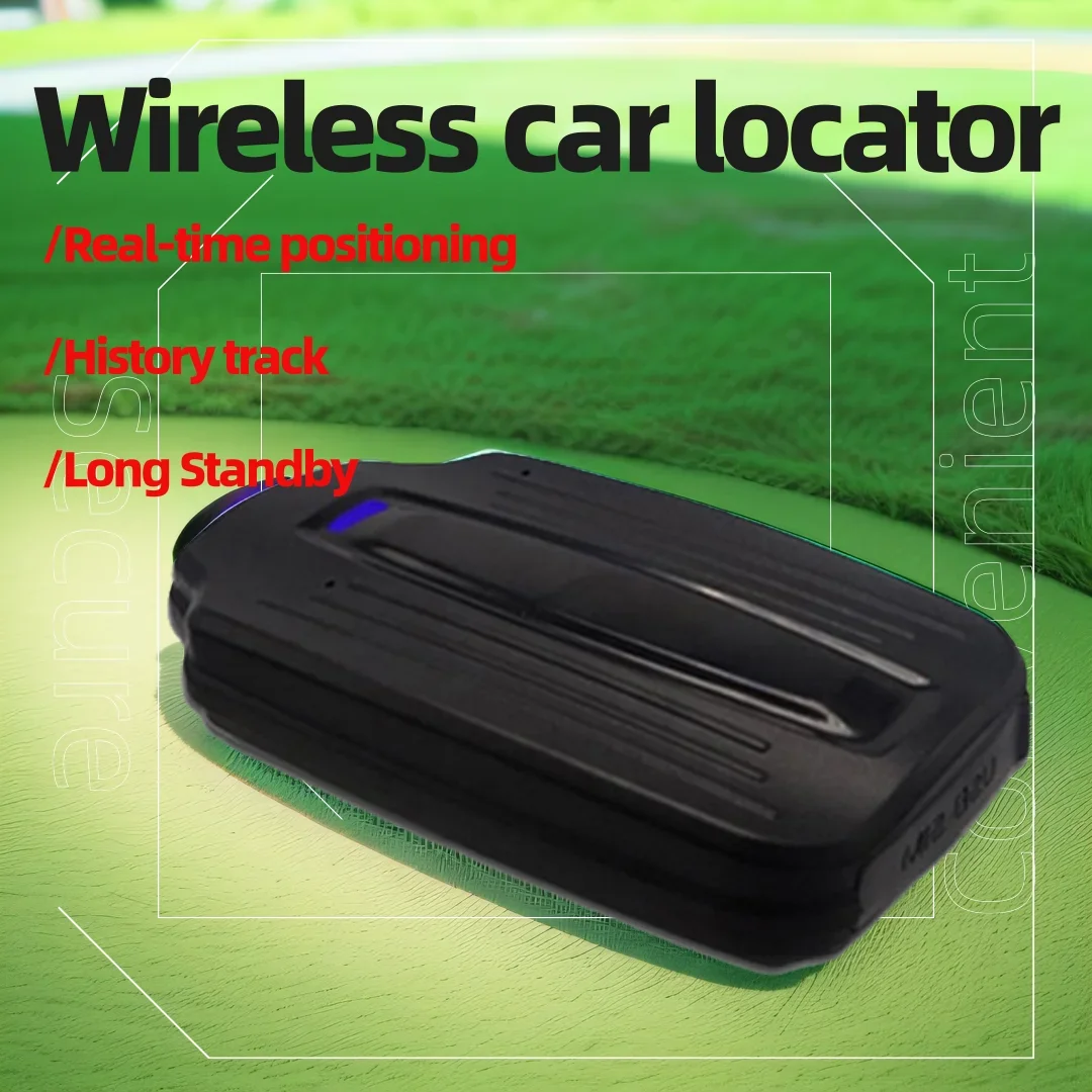 Wireless Car GPS Locator, Free Platform Car Tracker, Rechargeable Name Installation