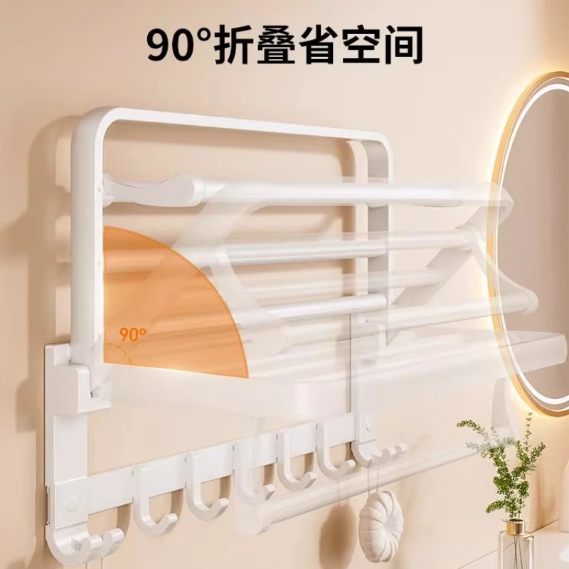 Toilet No Punching Integrated Hanger Kit Toilet Bathroom Shelf Shelf