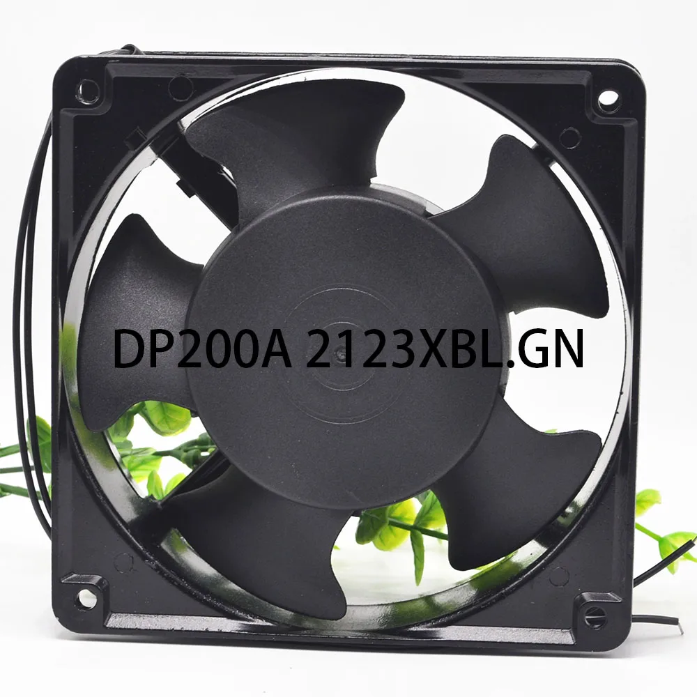 Axial flow control 120*38MM DP200A.2123XBL.GN 220VAC 22/21W 2wire Server Driver cooling Fan