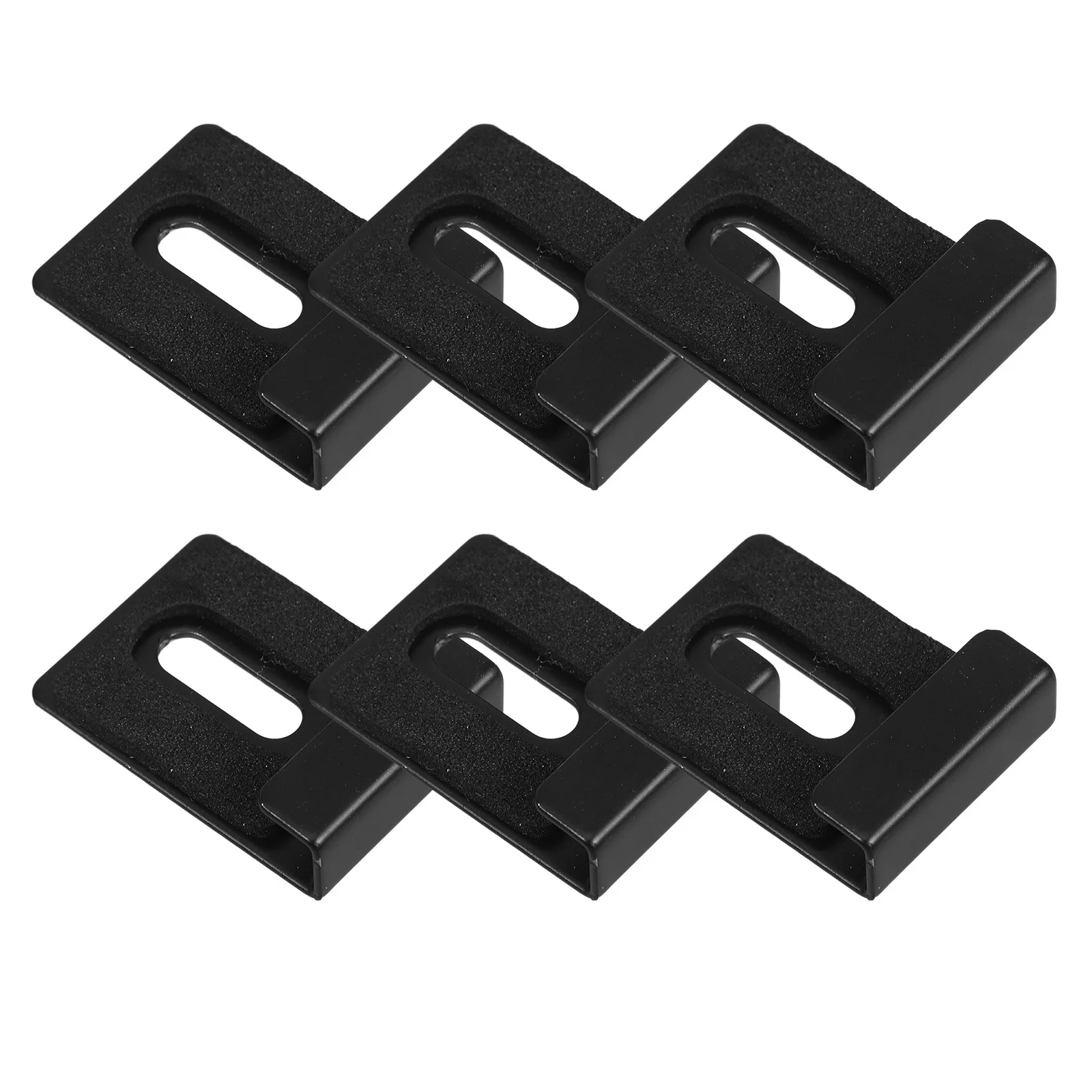 

6pcs Stainless Steel Mirror Clips Heavy Duty Frameless Mounting Hardware Wall Hanger Set With Rubber Pads For Signboards Drawing