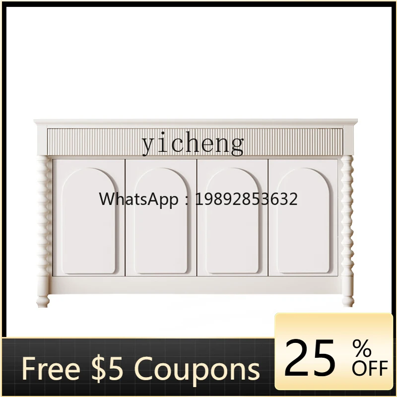 

ZZ Front Door Entrance Cabinet Modern Minimalist Solid Wood Shoe Cabinet Living Room Hallway Decoration