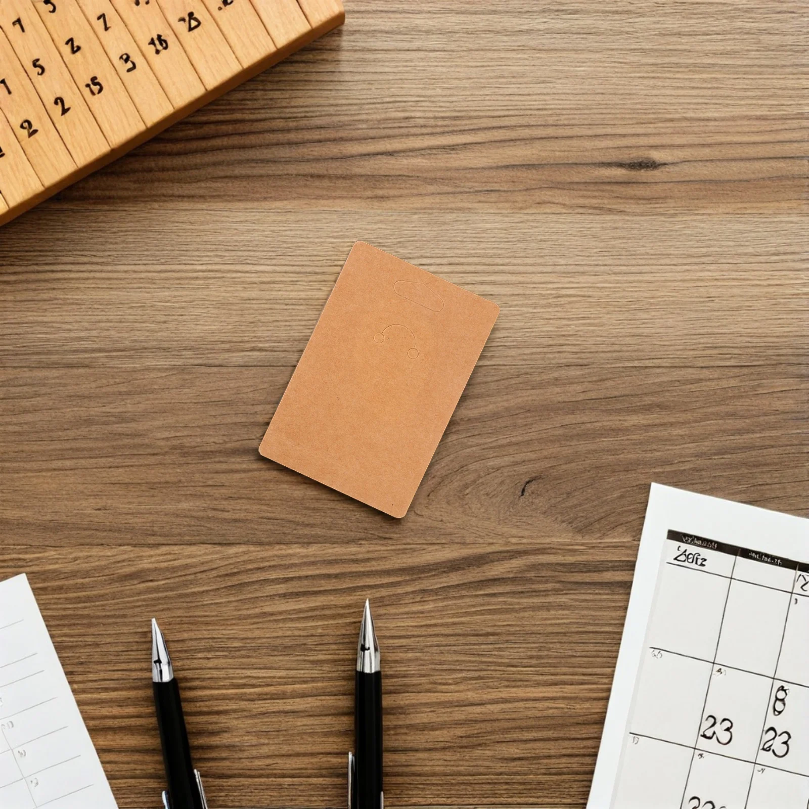 100 قطعة كرافت ورقة المفاتيح عرض بطاقات قوي حامل بطاقة البني لتغليف المجوهرات الأعمال الصغيرة المفاتيح بيع #6