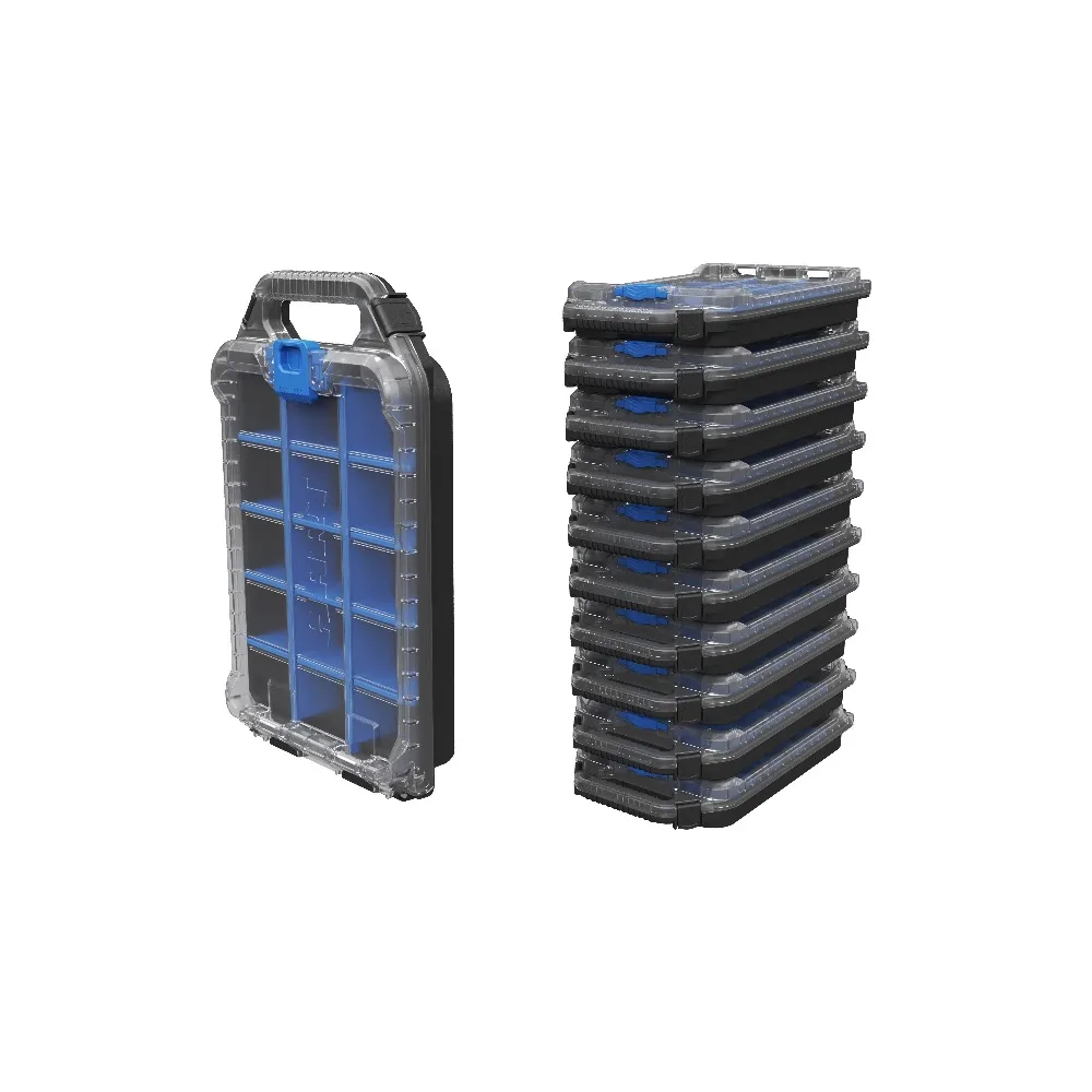 Stackable Half Size Tool Organizer Compatible with Modular Tool Storage System