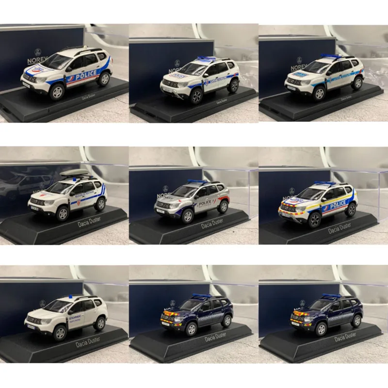

NOREV 1:43 Dacia Duster полицейская модель автомобиля из сплава, статическая коллекция, украшенные праздничные подарки, игрушки