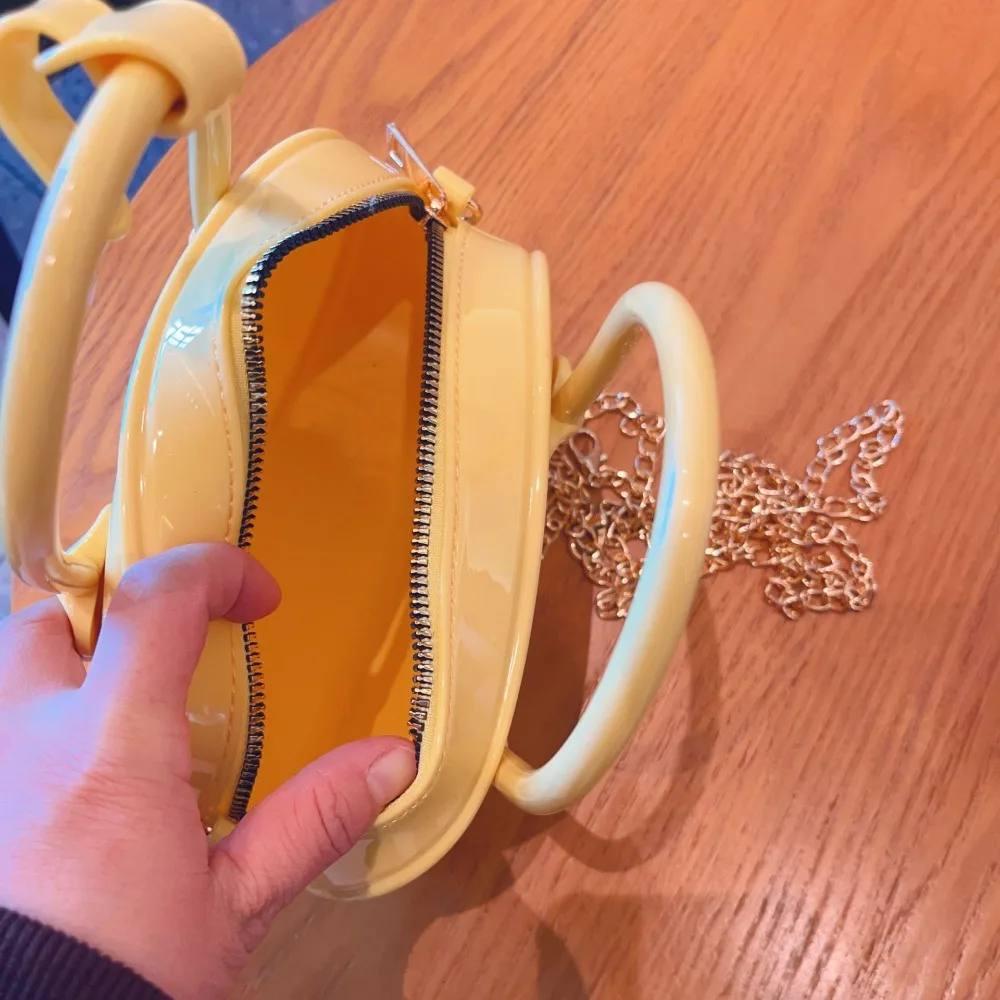 

Летняя прозрачная сумка из ПВХ в корейском стиле, сумка на плечо ярких цветов, женская сумка, портативная мини-сумка через плечо для хранения, дорожные сумки