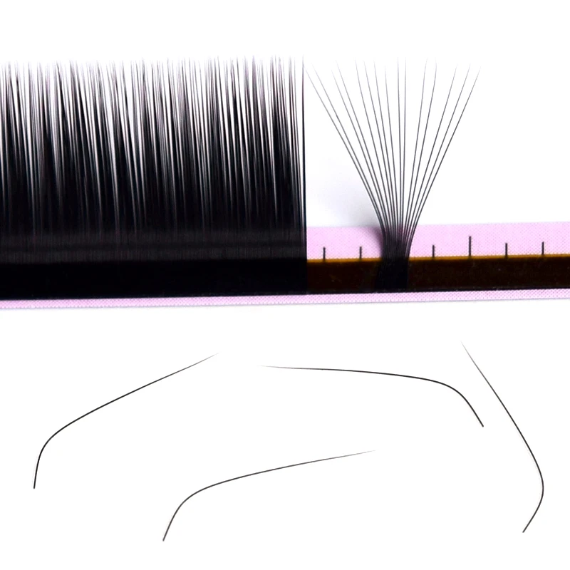 16 Rows 10 Trays LC/LD/L+/L/M Curl Makeup Tools Indivial Eyelashes False Eyelashes Accressories Professional Lashes