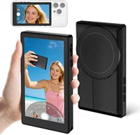 Pantalla de Monitor de Selfie para teléfono, montaje magnético inalámbrico, cámara trasera para teléfono Vlog, WiFi, conexión Bluetooth para Selfie en vivo