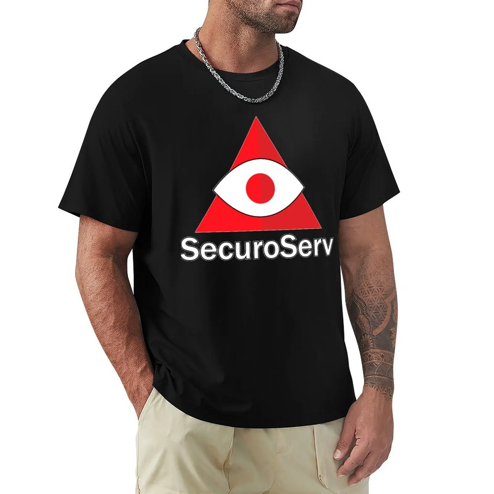 

SecuroServ T-Shirt man clothes baggy shirts anime tshirt t shirts men