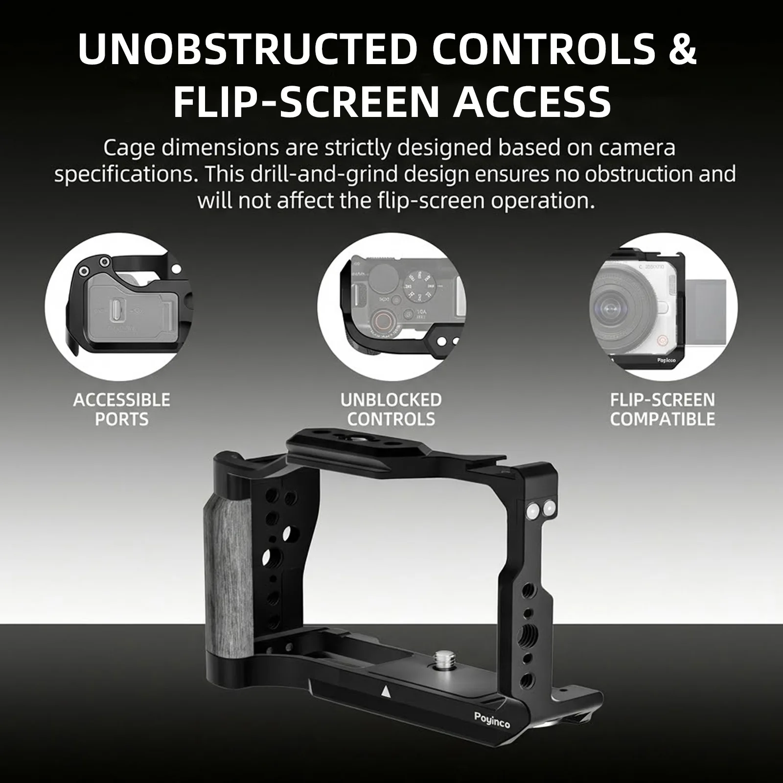 Aluminum Alloy Camera Cage for - огляд і ціна Canon Camera Eos R50
