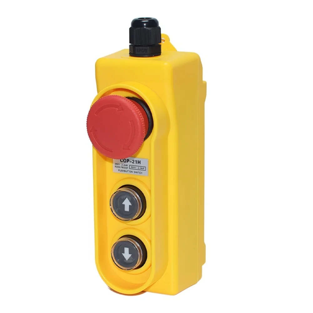 Industrial Applications IP40 Enclosure 155*71.5*55.5mm Control Box 1,000,000 Electrical Cycles Safety Stop Function