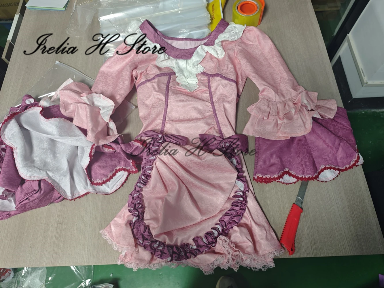 Irelia H Store Customized Final Fantasy VII Cosplays Cloud Strife Cosplay costume evening party dress female image 4